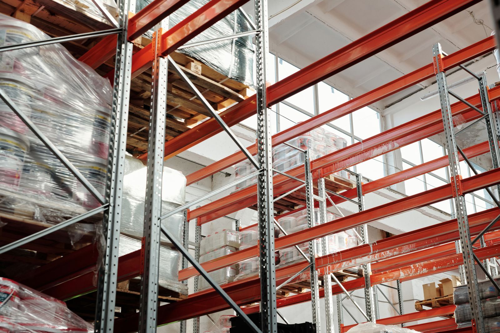 Modern warehouse interior